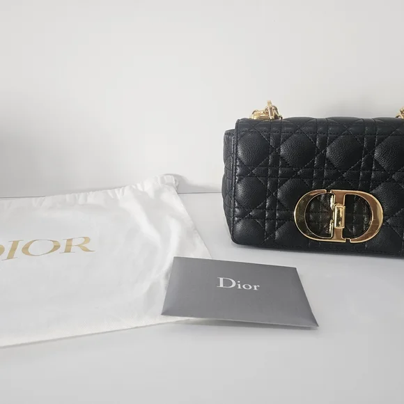 Dior Caro Bag - Black - Picture 4 of 5